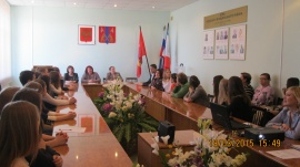 В зале заседаний Администрации Чудовского района состоялся круглый стол на тему «Впереди выборы – право избирать и быть избранными»