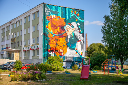 В Новгородском регионе завершил свою работу IV Всероссийский фестиваль уличного искусства «Страницы истории»