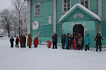 В Хвойной прошел фестиваль рисунков на снегу