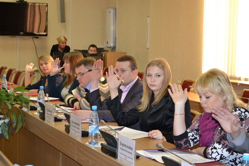 Заседание Молодежного парламента при Новгородской областной Думе
