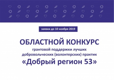Волонтеры Новгородской области представят свои идеи на региональном грантовом конкурсе