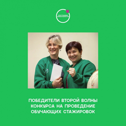 Подведены итоги конкурса на проведение обучающих стажировок в рамках Программы мобильности волонтёров