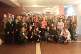 Завершился областной поход участников патриотических клубов, центров и объединений по местам боевых сражений Демянского муниципального района, посвящённый 70-летию Победы в Великой Отечественной войне