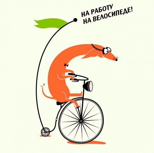 «На работу на велосипеде»
