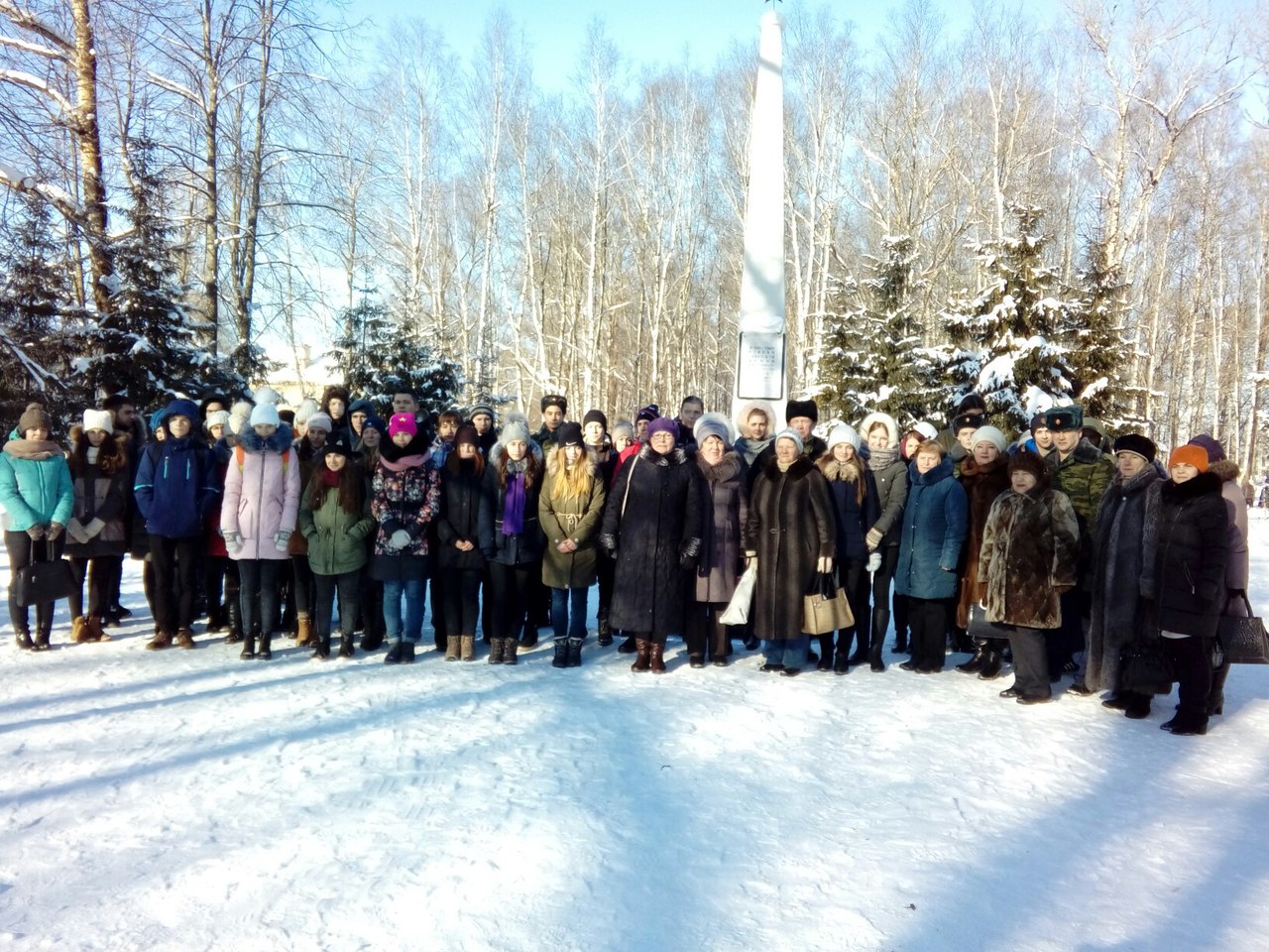 В Чудово состоялся митинг ко Дню защитника Отечества