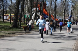 Сегодня состоялась общегородская пробежка "Беги за мной"