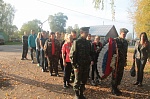 Завершился областной поход участников патриотических клубов, центров и объединений по местам боевых сражений Демянского муниципального района, посвящённый 70-летию Победы в Великой Отечественной войне