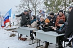 В честь подвига воинов-якутян в 1943 году «Лыжный десант-2015» прошел маршрутом по озеру Ильмень в Старорусском районе