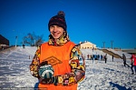 На пляже Кремлевского парка состоялась игра по зимнему пляжному волейболу