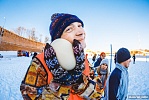 На пляже Кремлевского парка состоялась игра по зимнему пляжному волейболу