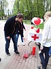Акцию "Красный квест" провели волонтеры в Кремлевском парке