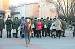 19 ноября у стелы "Город воинской славы" состоялись торжественные проводы в армию