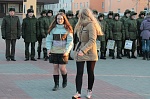 19 ноября у стелы "Город воинской славы" состоялись торжественные проводы в армию