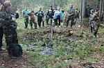 Завершился областной поход участников патриотических клубов, центров и объединений по местам боевых сражений Демянского муниципального района, посвящённый 70-летию Победы в Великой Отечественной войне