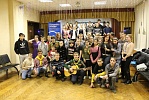 Бойцы студенческого педагогического отряда "Свои" совместно с активистами регионального штаба ВОД "Волонтеры Победы" рассказали воспитанникам интерната в п. Подберезье о Днях воинской Славы