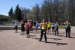 Сегодня состоялась общегородская пробежка "Беги за мной"