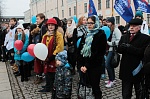 Акция, посвященная 70-летию восстановления памятника "Тысячелетие России"