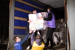 6 марта из Новгородской области отправилась первая машина с гуманитарной помощью для мирных жителей Донбасса с единой региональной площадки по сбору гуманитарной помощи федерального штаба #МЫВМЕСТЕ