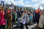 Сразу несколькими патриотическими акциями отпраздновали День Победы сотрудники Дома молодёжи и волонтеры 70-летия Победы