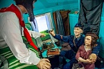 "Поезд Победы" в Великом Новгороде.