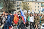 Сразу несколькими патриотическими акциями отпраздновали День Победы сотрудники Дома молодёжи и волонтеры 70-летия Победы